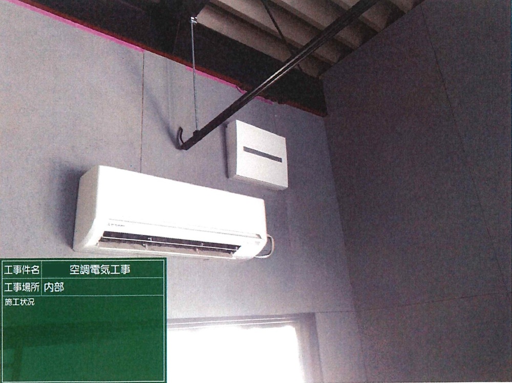 某トレーニングジム空調電気工事